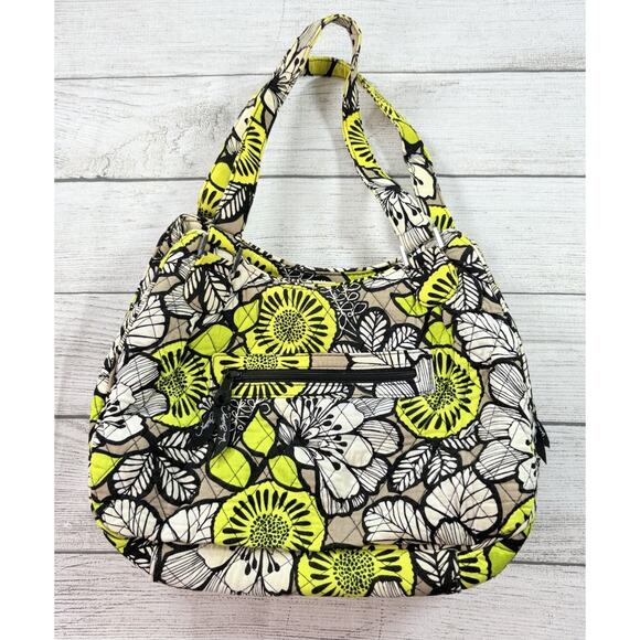 Vera Bradley Handbags - Vera Bradley Retired Citron Emily Satchel Bright Yellow Shoulder Handbag Purse